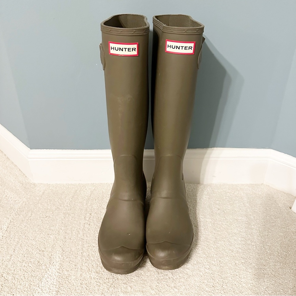 Hunter Original Tall Rain Boots Size 7